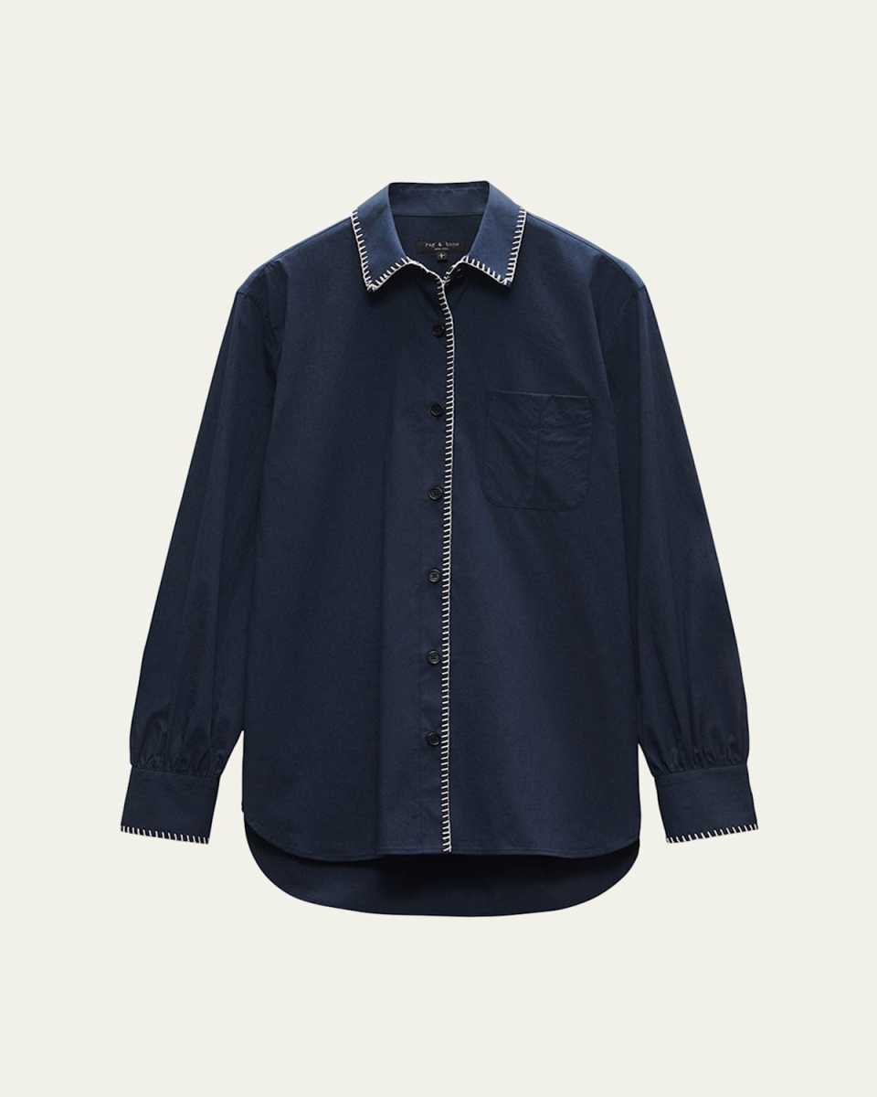 Maxine Blanket Stitch Shirt